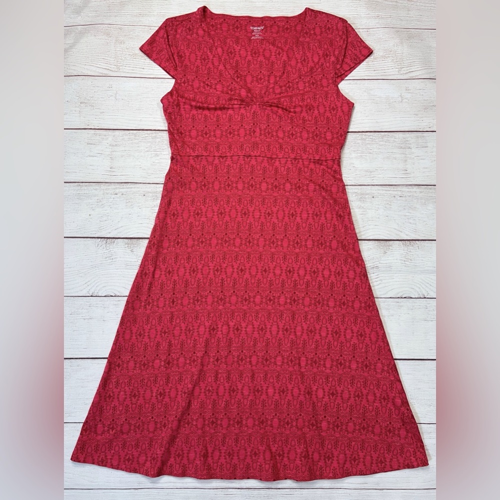 Toad&Co Red Patterned Dress
